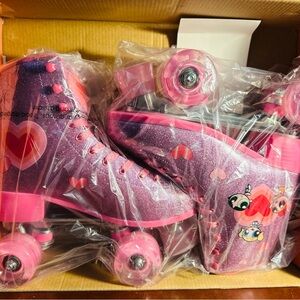SOLD OUT Dolls Kill PowerPuff Girls Glitter Roller Skates Size 10 Women’s